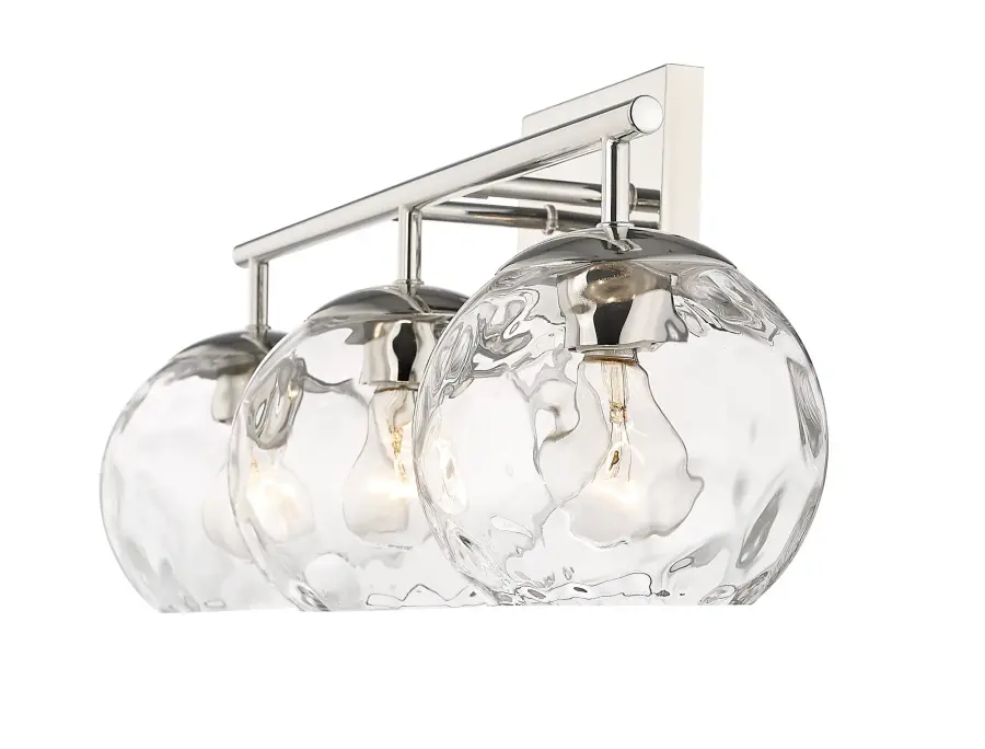 Mackenzie 3-Light Bath Sconce in Polished Nickel - Image 5