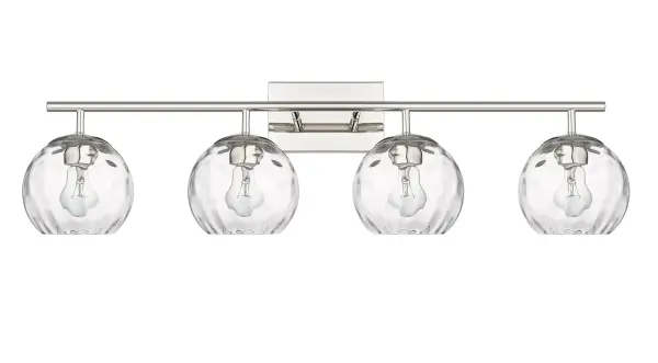 Mackenzie 4-Light Bath Sconce in Polished Nickel - Image 1