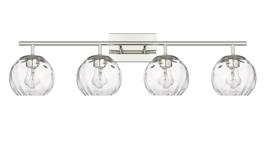 Mackenzie 4-Light Bath Sconce in Polished Nickel - Image 1