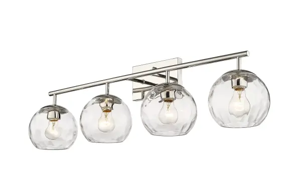 Mackenzie 4-Light Bath Sconce in Polished Nickel - Image 4