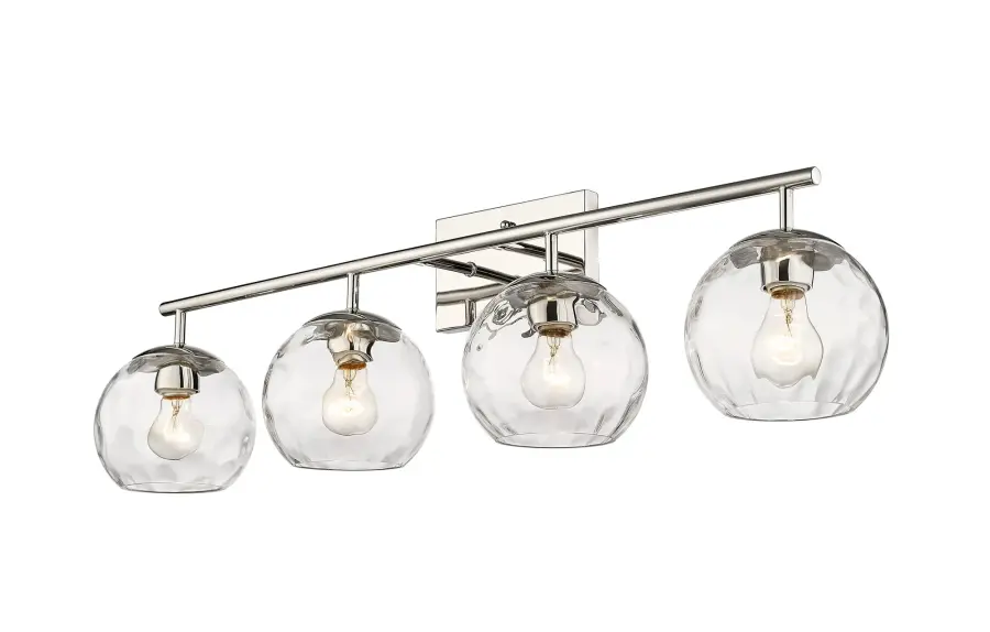 Mackenzie 4-Light Bath Sconce in Polished Nickel - Image 4