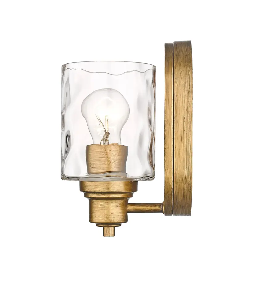 Lumley 1-Light Bath Sconce in Antique Gold - Image 5
