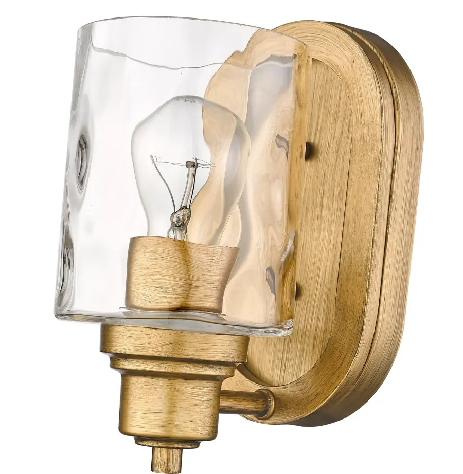 Lumley 1-Light Bath Sconce in Antique Gold - Image 6