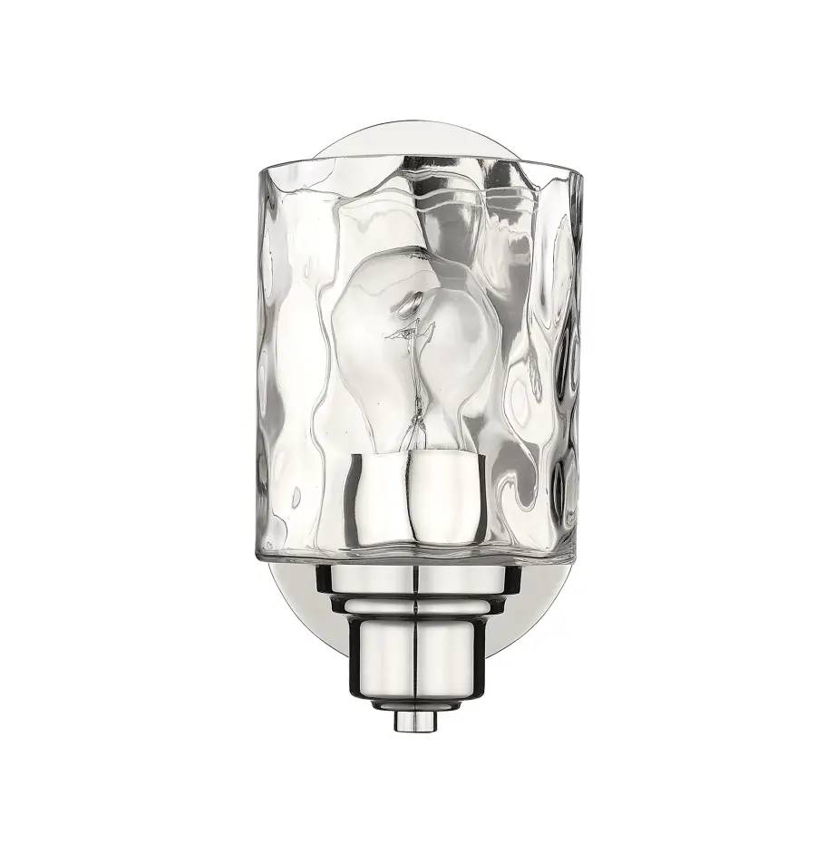 Lumley 1-Light Bath Sconce in Polished Nickel - Image 1