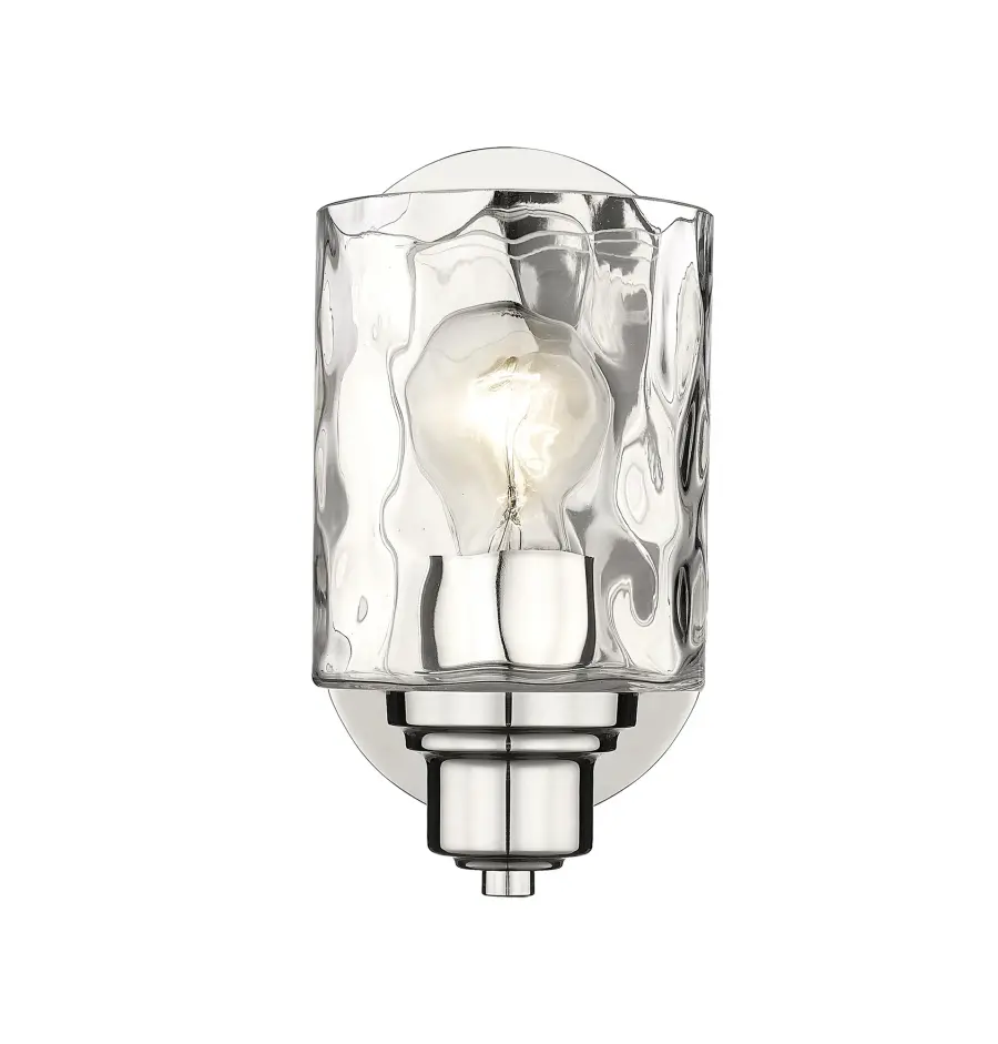 Lumley 1-Light Bath Sconce in Polished Nickel - Image 2