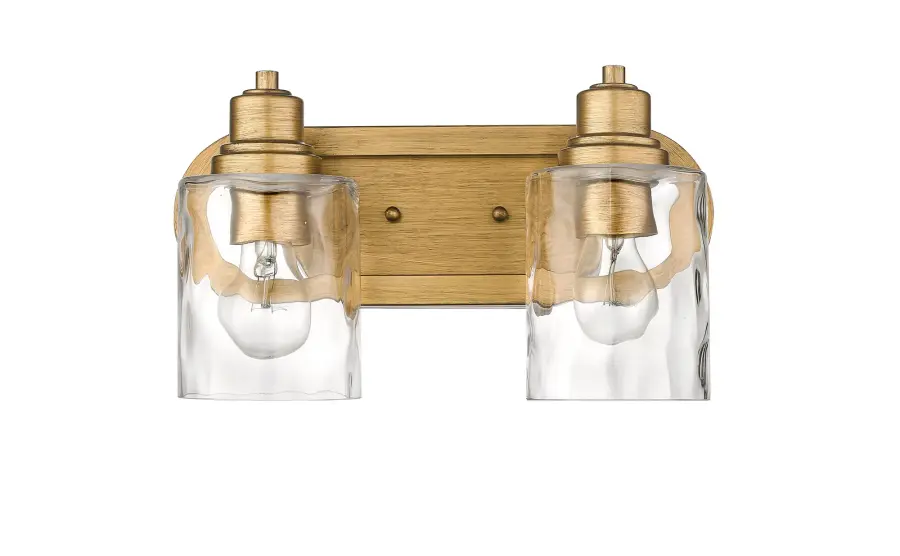 Lumley 2-Light Bath Sconce in Antique Gold - Image 1