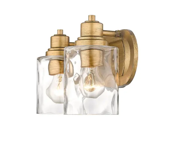 Lumley 2-Light Bath Sconce in Antique Gold - Image 5