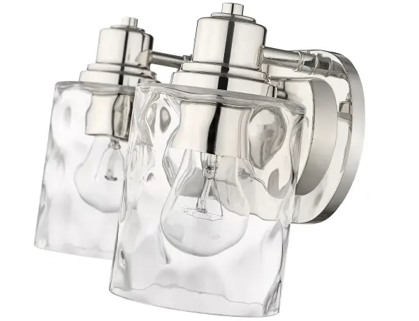 Lumley 2-Light Bath Sconce in Polished Nickel - Image 5