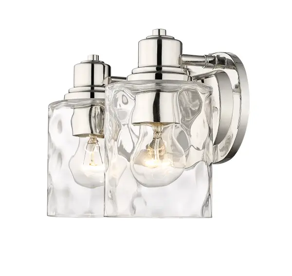 Lumley 2-Light Bath Sconce in Polished Nickel - Image 6