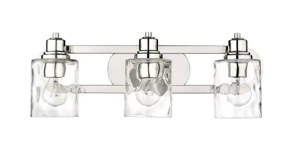 Lumley 3-Light Bath Sconce in Polished Nickel - Image 4