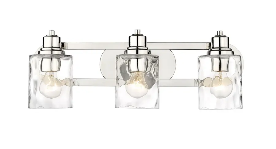 Lumley 3-Light Bath Sconce in Polished Nickel - Image 5