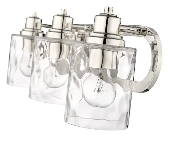 Lumley 3-Light Bath Sconce in Polished Nickel - Image 6