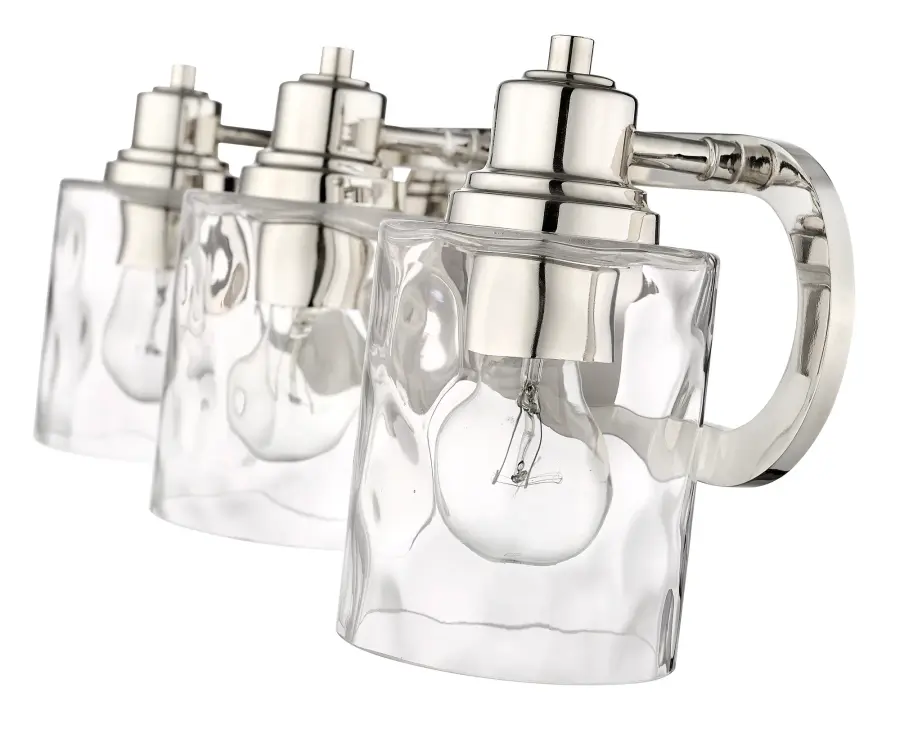 Lumley 3-Light Bath Sconce in Polished Nickel - Image 6
