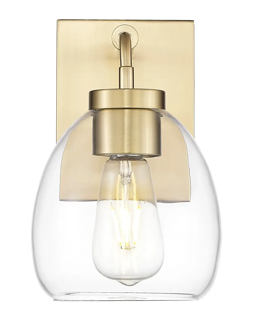 Dawes 1-Light Wall Sconce in Brass/Bronze - Image 2