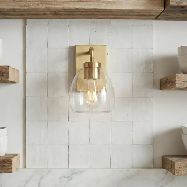 Dawes 1-Light Wall Sconce in Brass/Bronze - Image 10