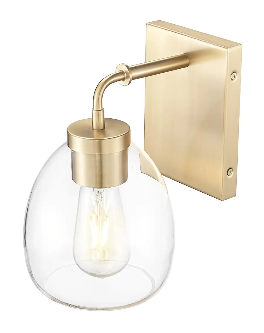 Dawes 1-Light Wall Sconce in Brass/Bronze - Image 3