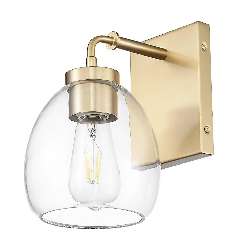 Dawes 1-Light Wall Sconce in Brass/Bronze - Image 6