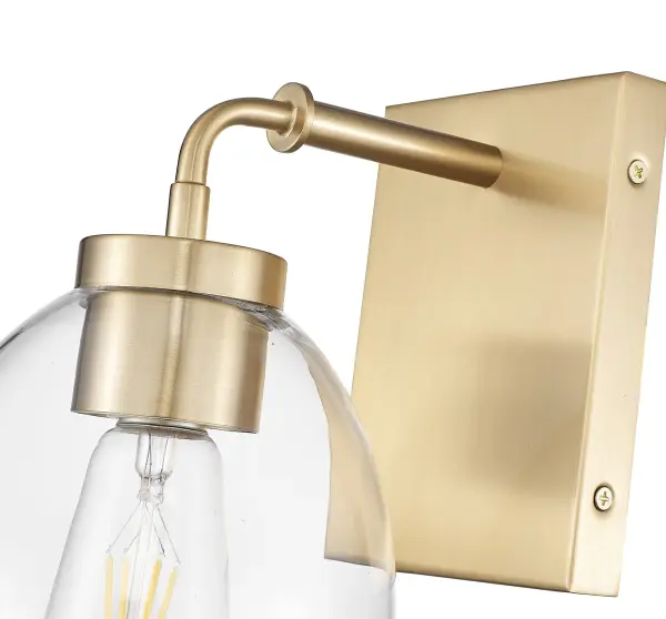 Dawes 1-Light Wall Sconce in Brass/Bronze - Image 7