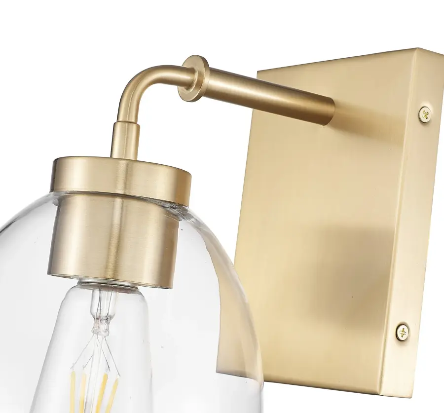 Dawes 1-Light Wall Sconce in Brass/Bronze - Image 7