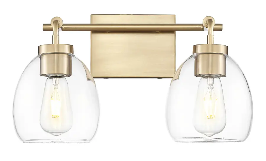 Dawes 2-Light Wall Sconce in Brass/Bronze - Image 2