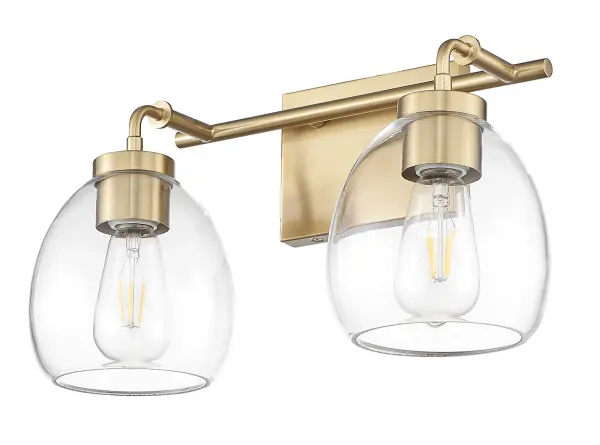Dawes 2-Light Wall Sconce in Brass/Bronze - Image 5