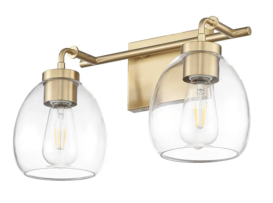 Dawes 2-Light Wall Sconce in Brass/Bronze - Image 5