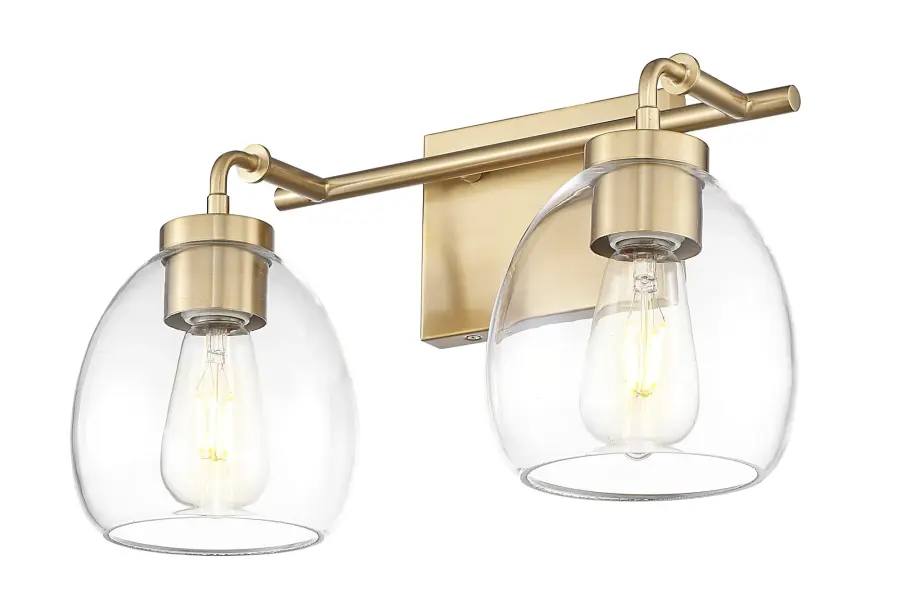Dawes 2-Light Wall Sconce in Brass/Bronze - Image 6