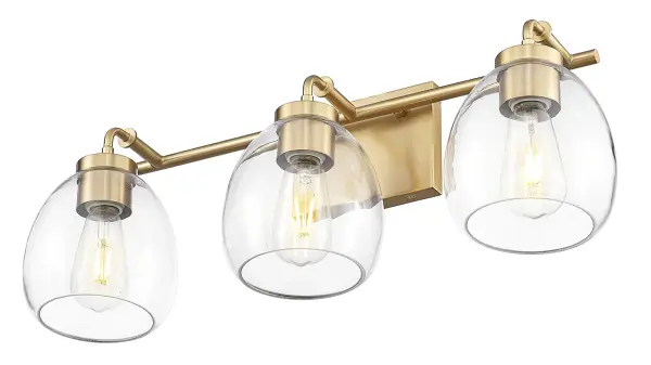 Dawes 3-Light Wall Sconce in Brass/Bronze - Image 3
