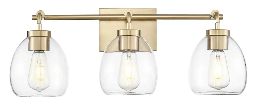 Dawes 3-Light Wall Sconce in Brass/Bronze - Image 6