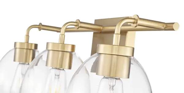 Dawes 3-Light Wall Sconce in Brass/Bronze - Image 7