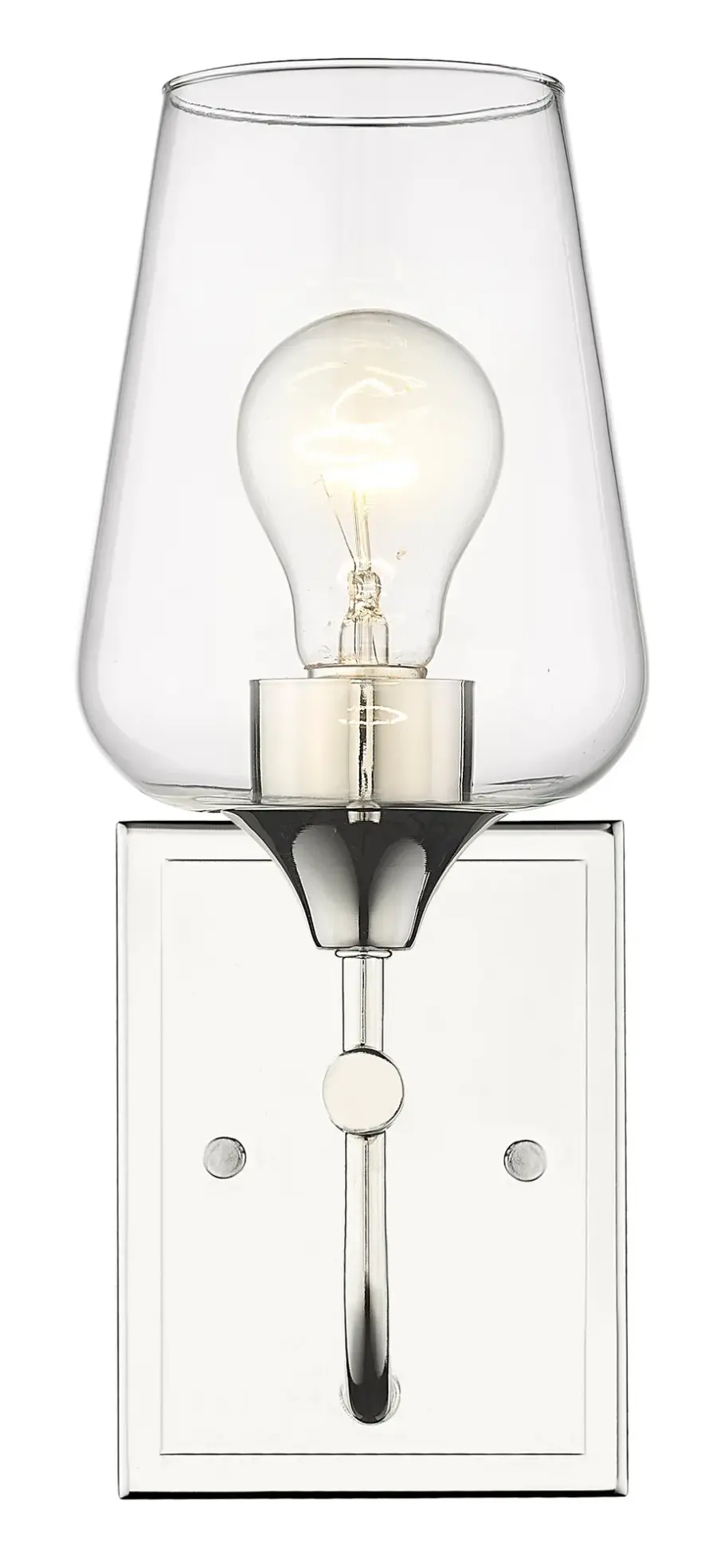 Gladys 1-Light Wall Sconce in Polished Nickel - Image 1