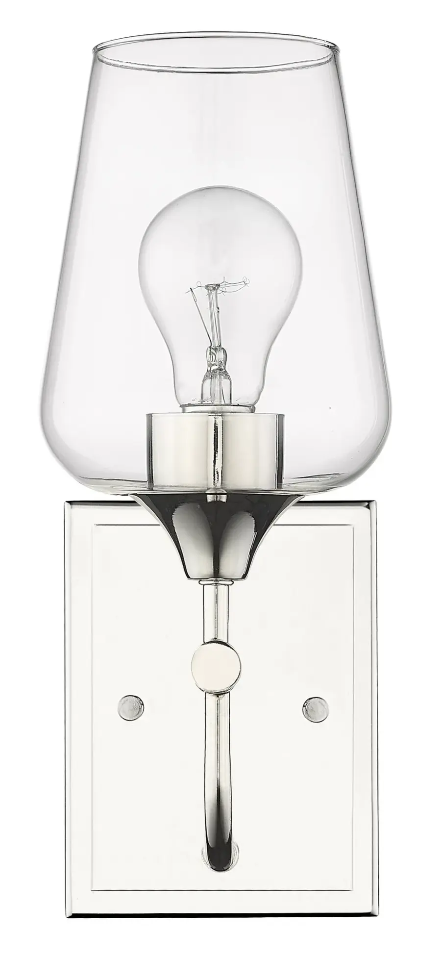 Gladys 1-Light Wall Sconce in Polished Nickel - Image 2