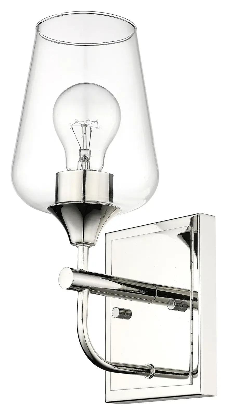 Gladys 1-Light Wall Sconce in Polished Nickel - Image 4