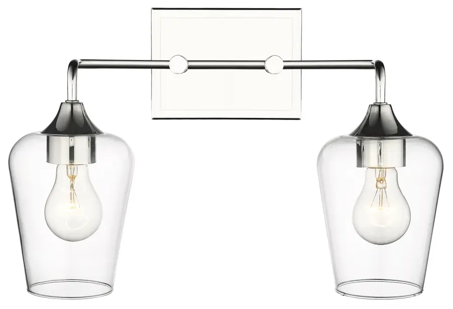 Gladys 2-Light Wall Sconce in Polished Nickel - Image 2