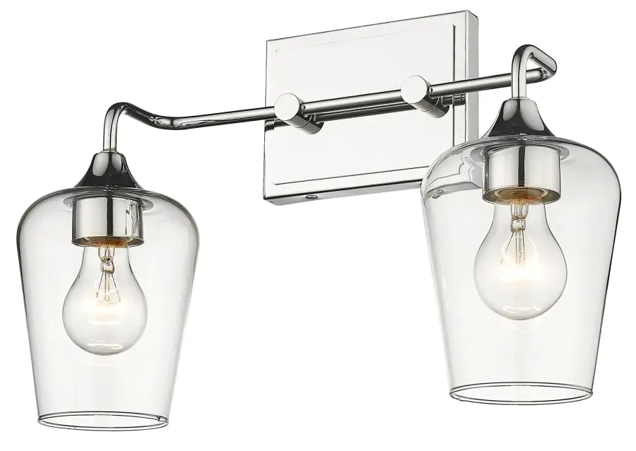 Gladys 2-Light Wall Sconce in Polished Nickel - Image 4