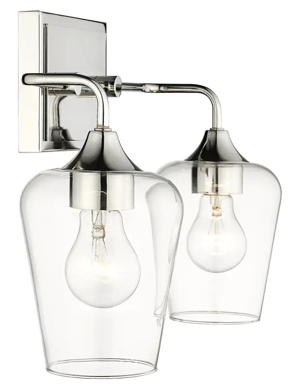 Gladys 2-Light Wall Sconce in Polished Nickel - Image 5