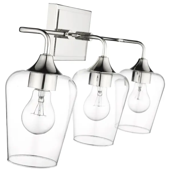 Gladys 3-Light Wall Light in Polished Nickel - Image 6