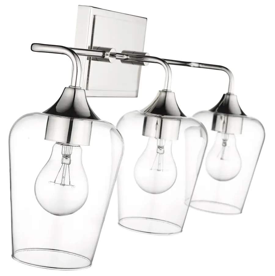 Gladys 3-Light Wall Light in Polished Nickel - Image 6