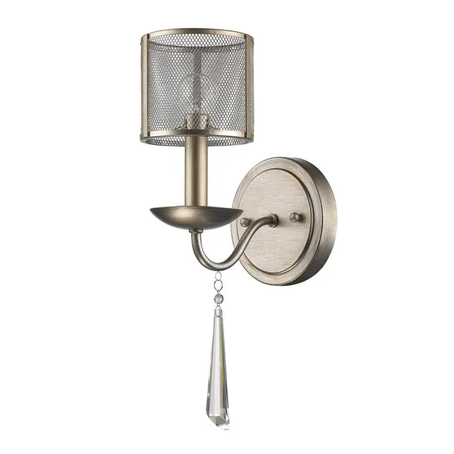 Rita 1-Light Sconce in Washed Gold