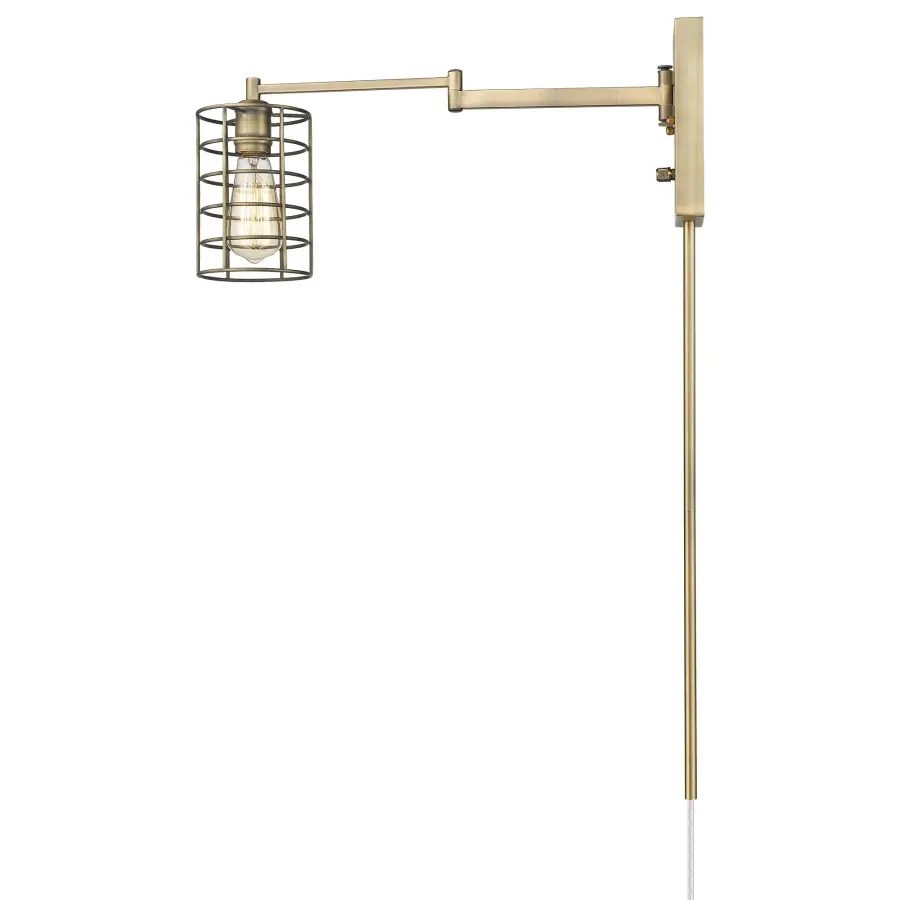 Jett 1-Light Sconce in Aged Brass - Image 5