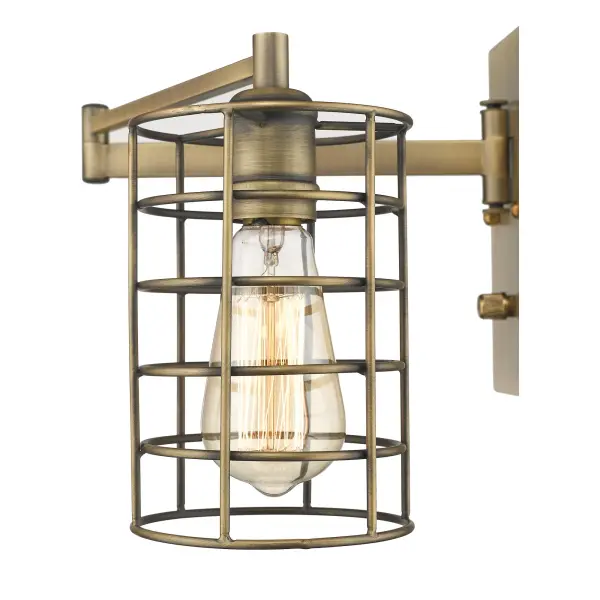 Jett 1-Light Sconce in Aged Brass - Image 6