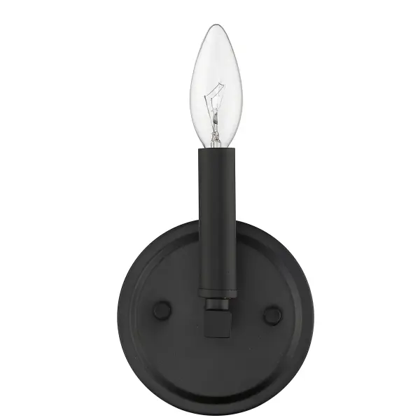 Sawyer 1-Light Matte Black Wall Sconce - Image 3