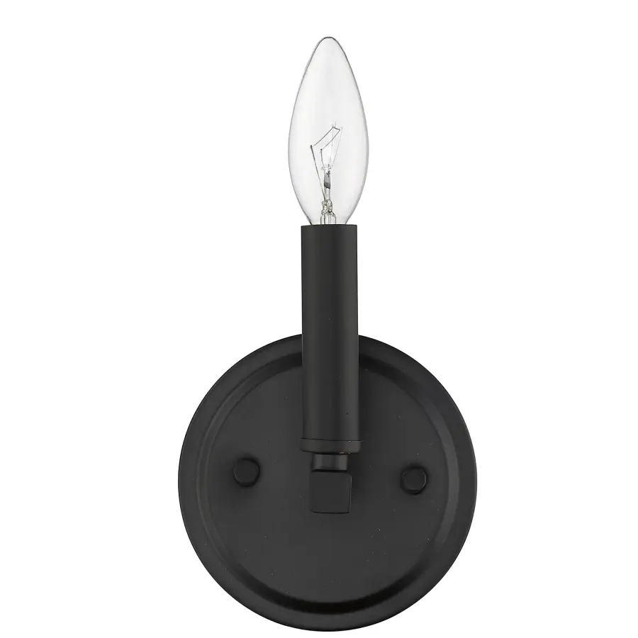 Sawyer 1-Light Matte Black Wall Sconce - Image 3