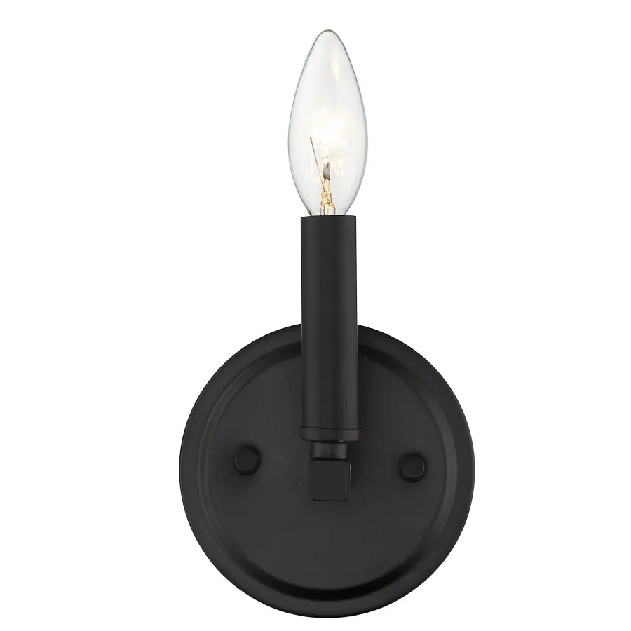 Sawyer 1-Light Matte Black Wall Sconce - Image 4