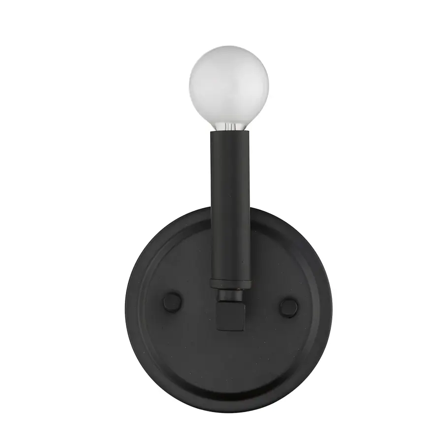 Sawyer 1-Light Matte Black Wall Sconce - Image 6