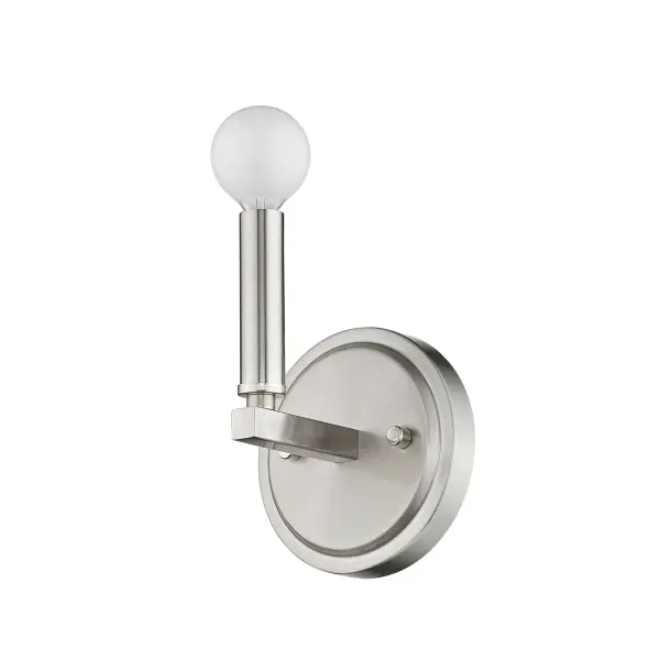 The Sawyer sconce delivers understated elegance with its satin nickel finish and compact 6.625" profile. Perfect for bathrooms, hallways, and powder rooms where space is limited but style matters.