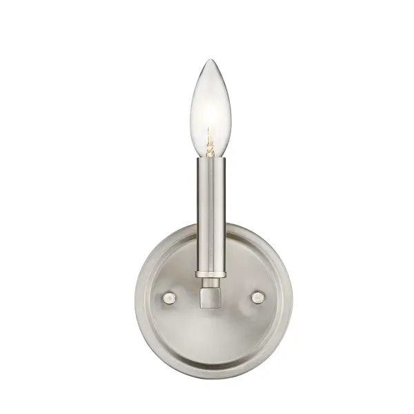Sawyer 1-Light Satin Nickel Sconce - Image 6