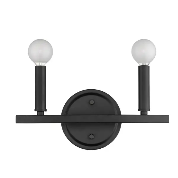 Sawyer 2-Light Vanity Sconce in Matte Black - Image 5