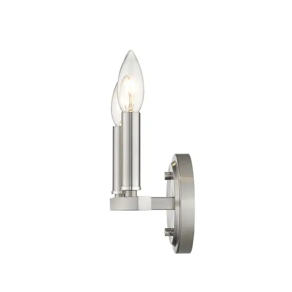 Sawyer 2-Light Vanity Sconce in Satin Nickel - Image 8