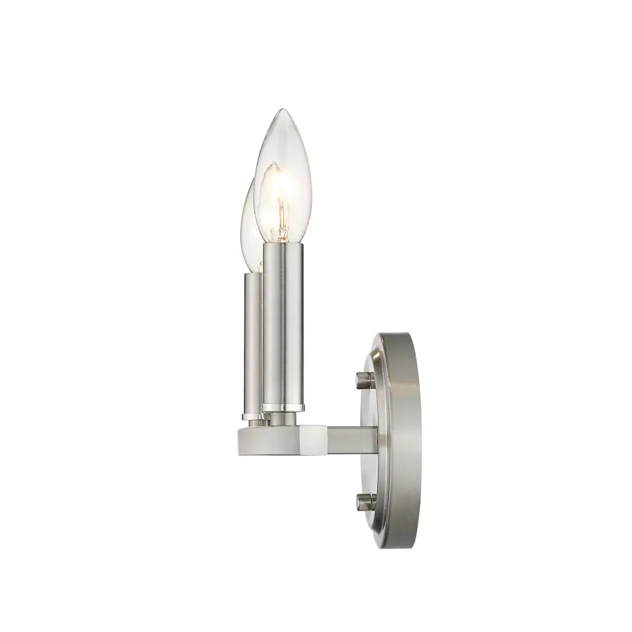 Sawyer 2-Light Vanity Sconce in Satin Nickel - Image 8